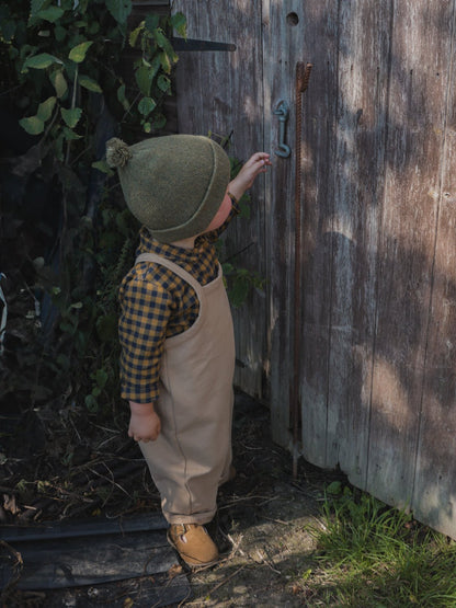 Biscuit Dungarees Organic Zoo - enjoykidsus