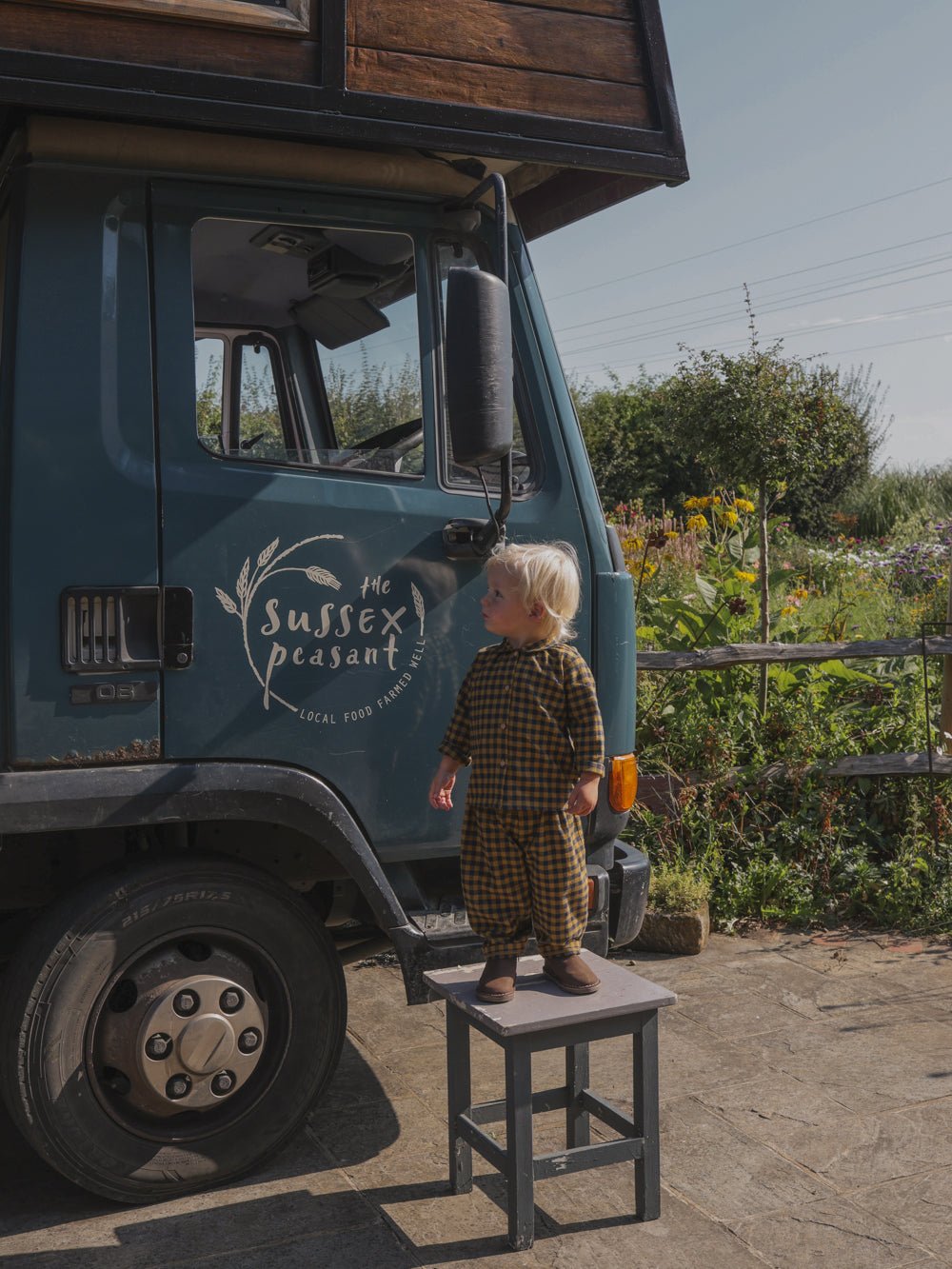 Organic Zoo Blueberry Gingham Shirt Organic Zoo