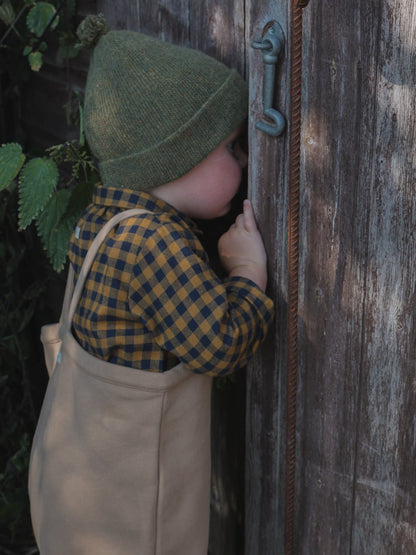 Blueberry Gingham Shirt Organic Zoo - enjoykidsus