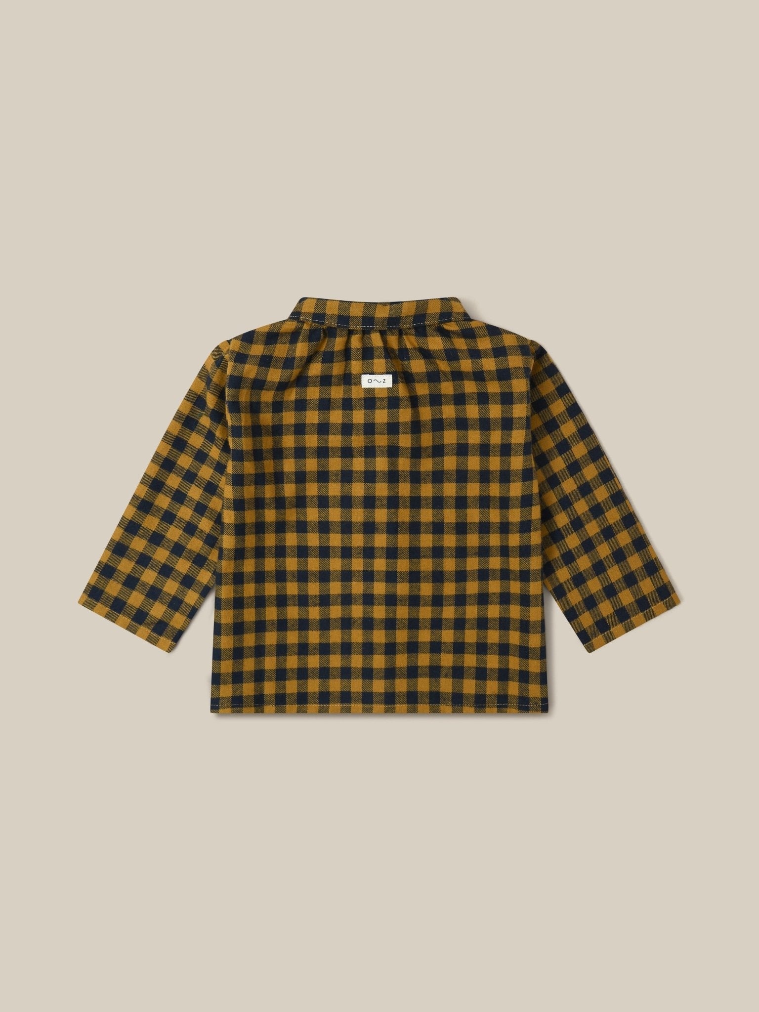 Blueberry Gingham Shirt Organic Zoo - enjoykidsus