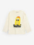 Bobo Choses Bigtooth Lemon T-Shirt - Offwhite (Kids) - Bobo Choses front view