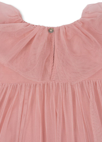 BOW DRESS - mellow rose Konges Sløjd - enjoykidsus