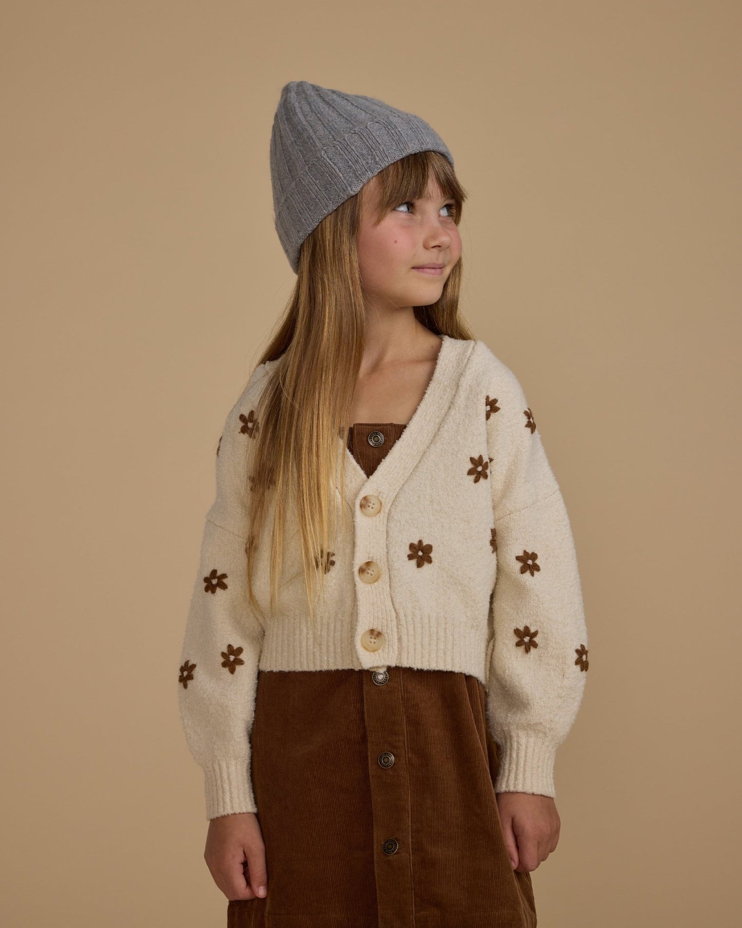 Boxy Crop Cardigan || Flowers Rylee + Cru - enjoykidsus