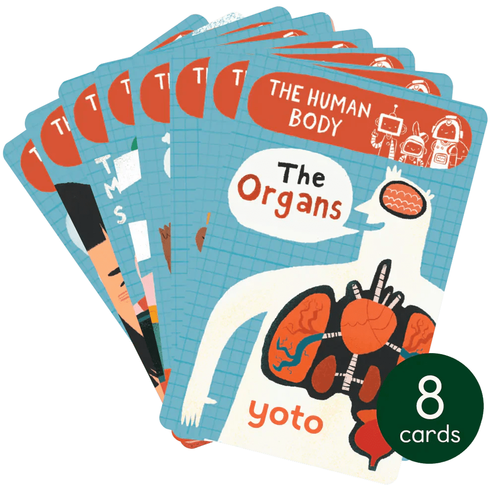 BrainBots: The Human Body - 8 Audiobook Cards Yoto - enjoykidsus