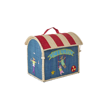 RicebyRice - Raffia Kids Bag with Circus Theme
