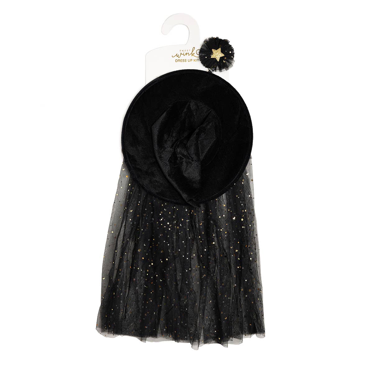 Sweet Wink - Black Witch Dress Up Kit - Dress Up - Kids Gift - Costume