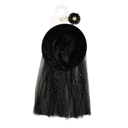 Sweet Wink - Black Witch Dress Up Kit - Dress Up - Kids Gift - Costume