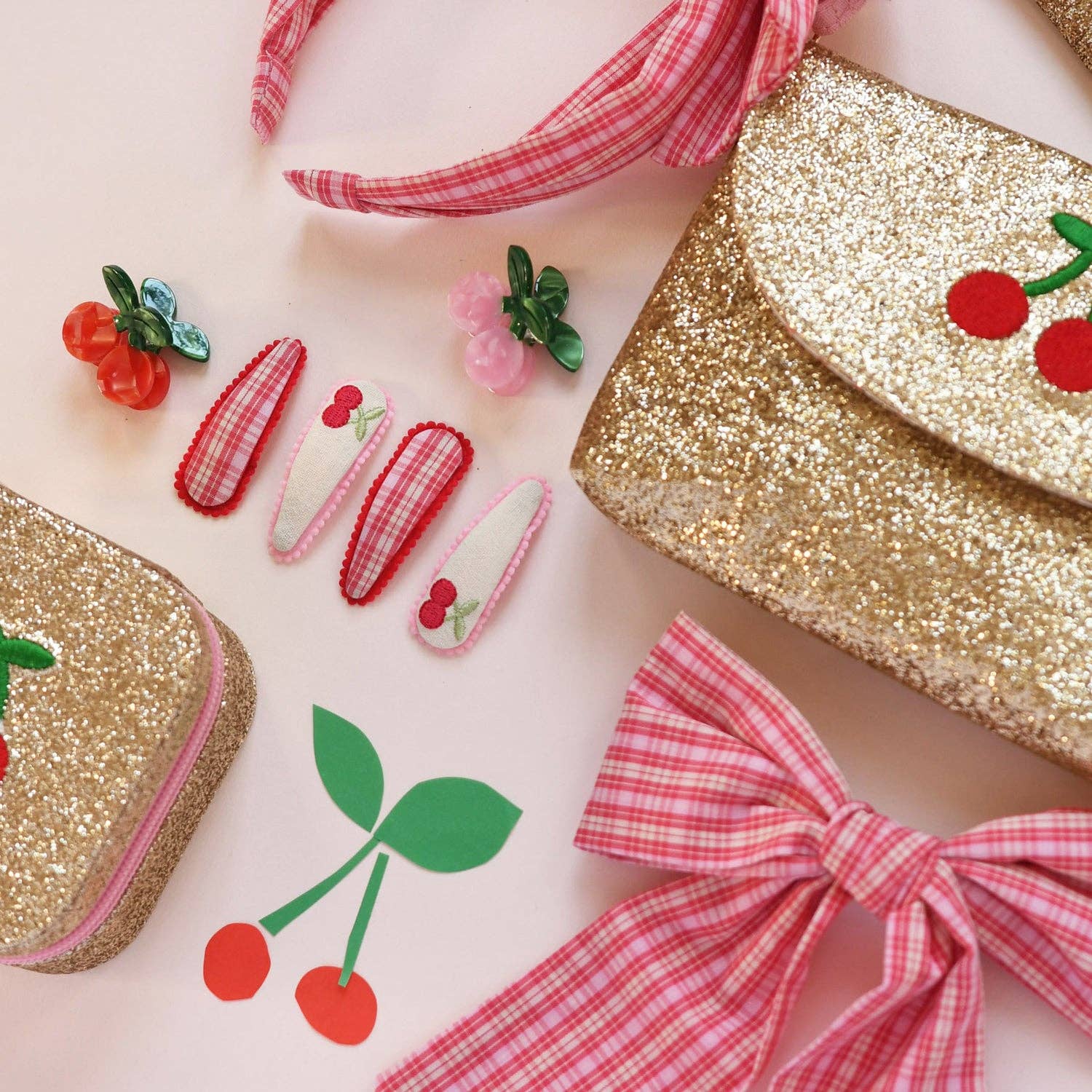 Rockahula - Cherry Dreams Fabric Clip set