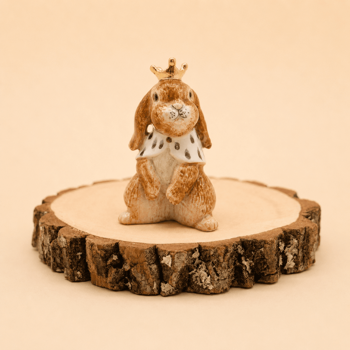Camp Hollow Highness Hare Birthday Candle Holder | Porcelain Cake Topper Camp Hollow