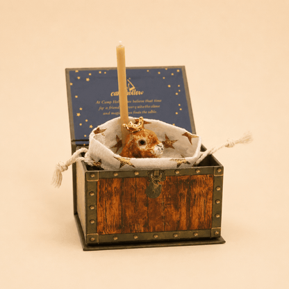 Camp Hollow Highness Hare Birthday Candle Holder | Porcelain Cake Topper Camp Hollow