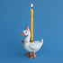 Camp Hollow Pink Goose Birthday Candle Holder | Porcelain Cake Topper Camp Hollow