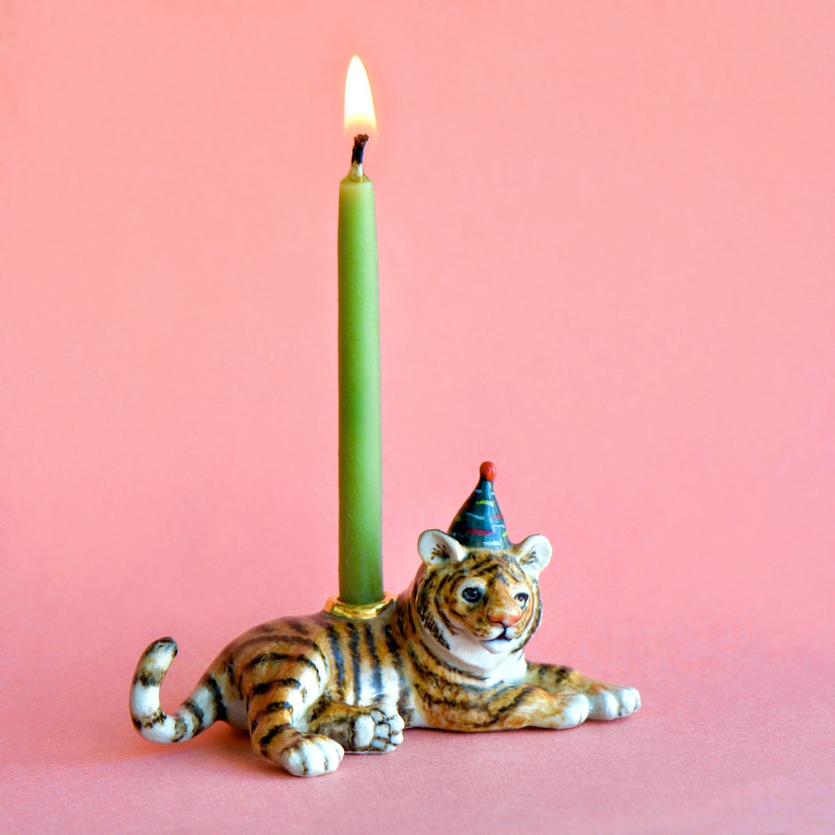 Camp Hollow Tiger Candle Holder Camp Hollow