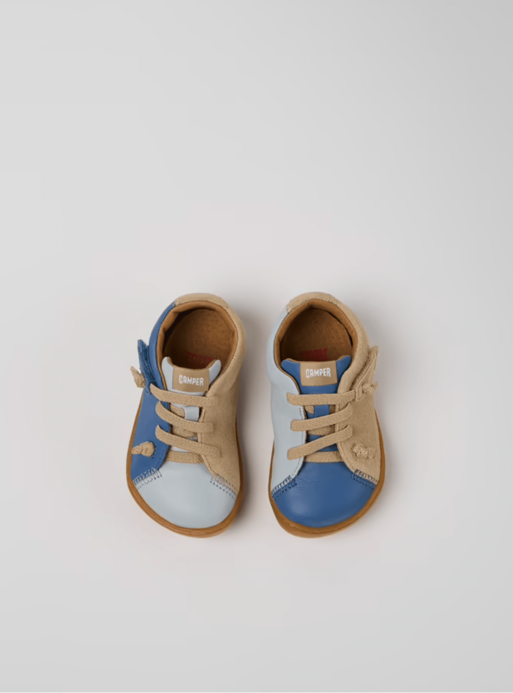 Camper Multicolor Nubuck and Leather Shoes for Kids. camper