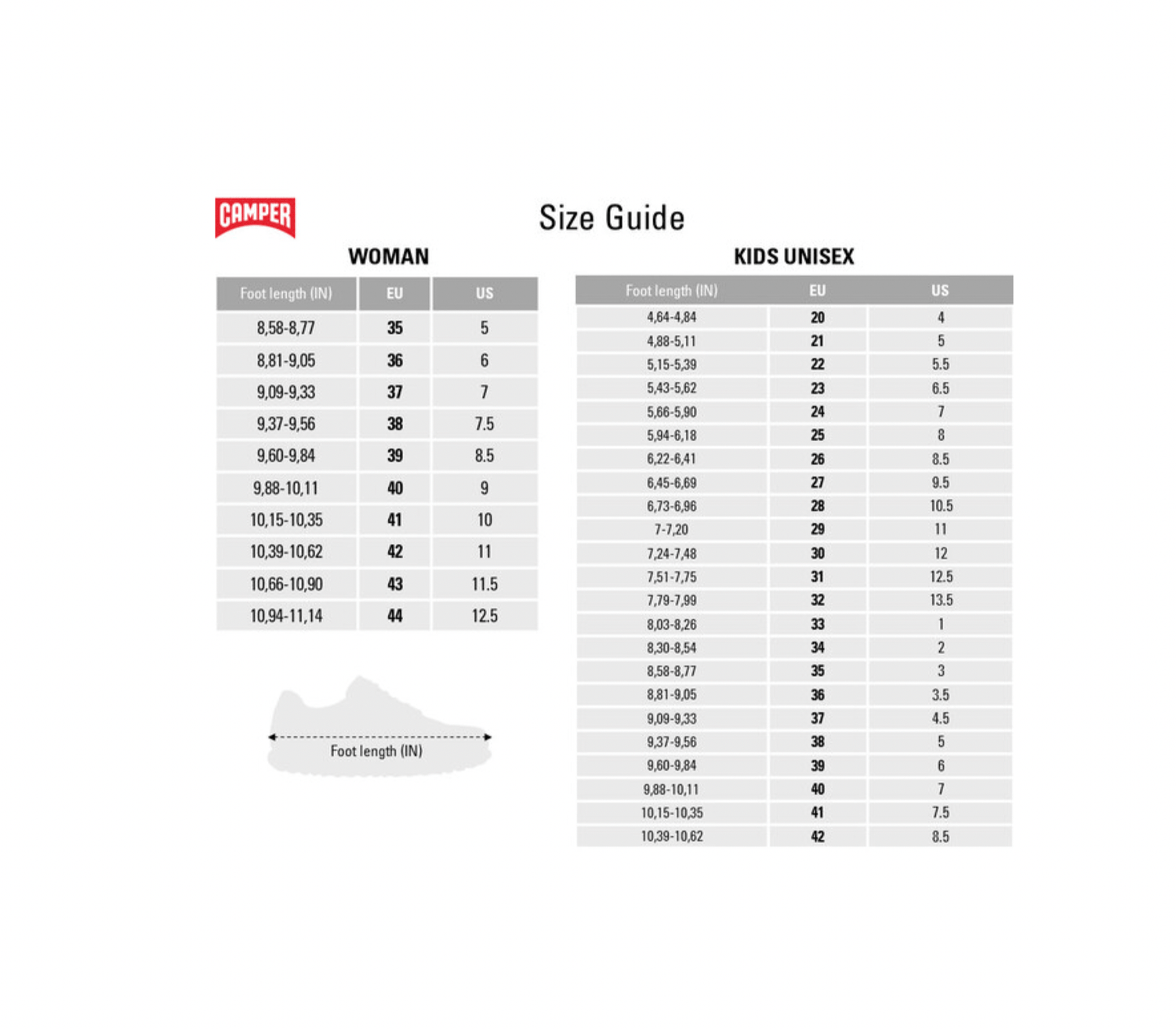 Camper - Right Ballerinas, Black camper