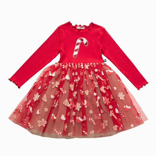 Candy Cane Tutu Dress Petite Hailey - enjoykidsus