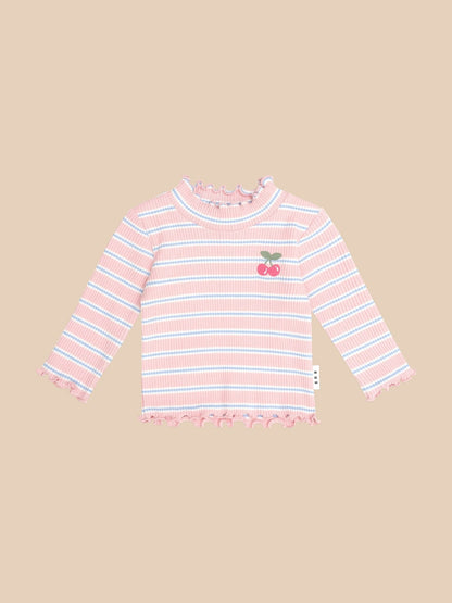 CANDY STRIPE RIB SKIVVY Huxbaby - enjoykidsus