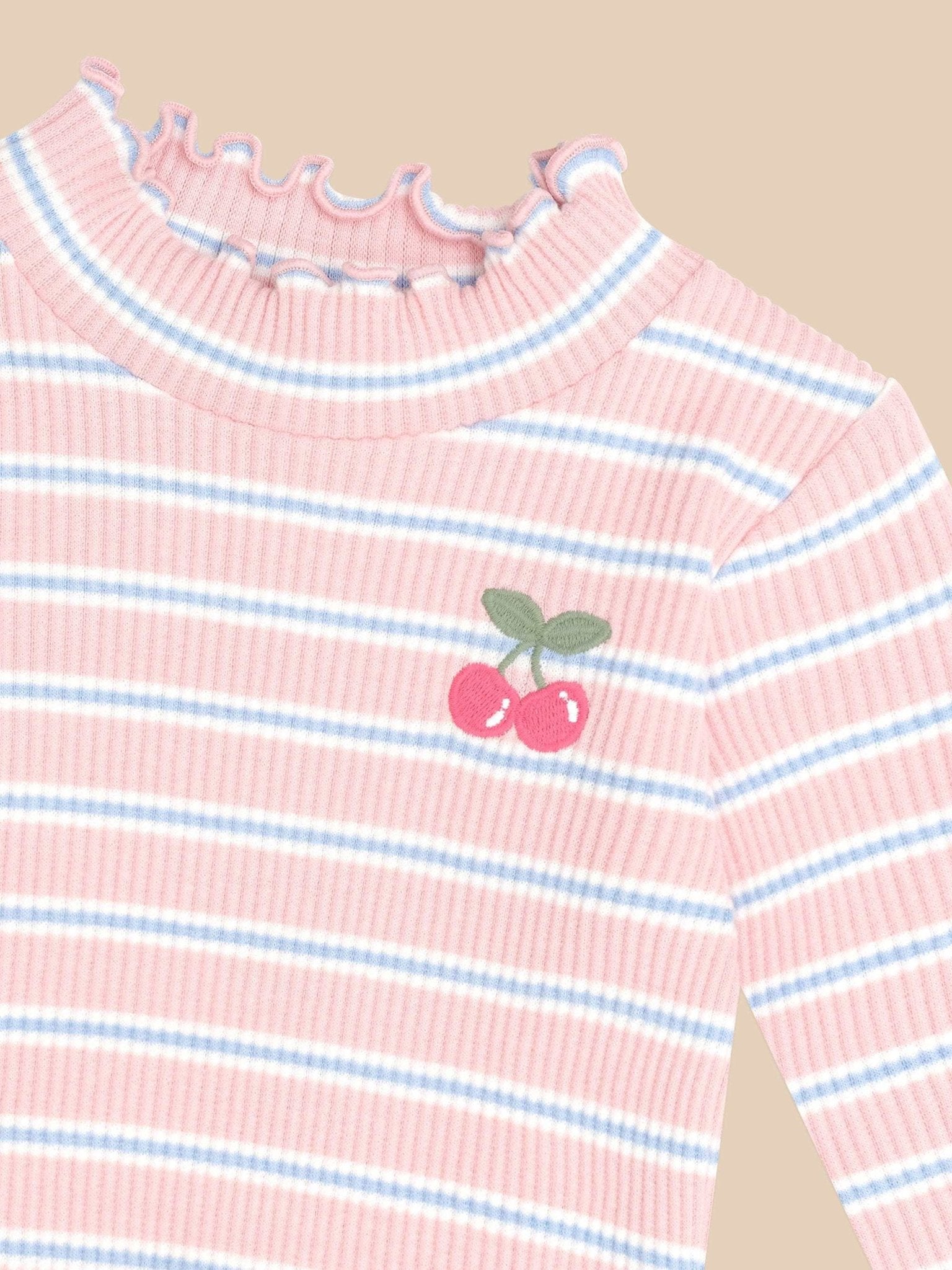 Huxbaby CANDY STRIPE RIB SKIVVY Huxbaby