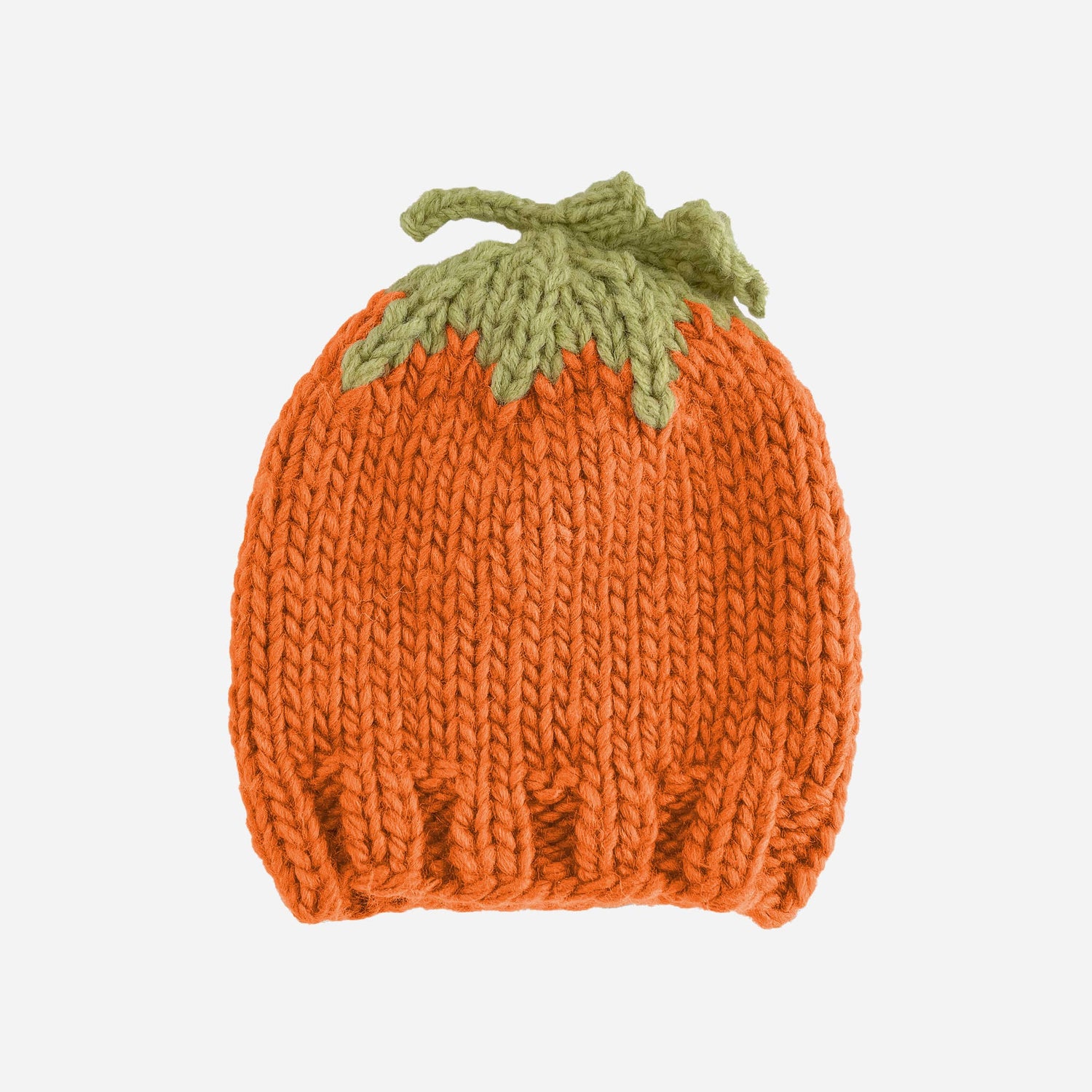 The Blueberry Hill - Pumpkin Hat, Orange Baby Kid Beanie Fall Halloween Costume: M; 2-5Y