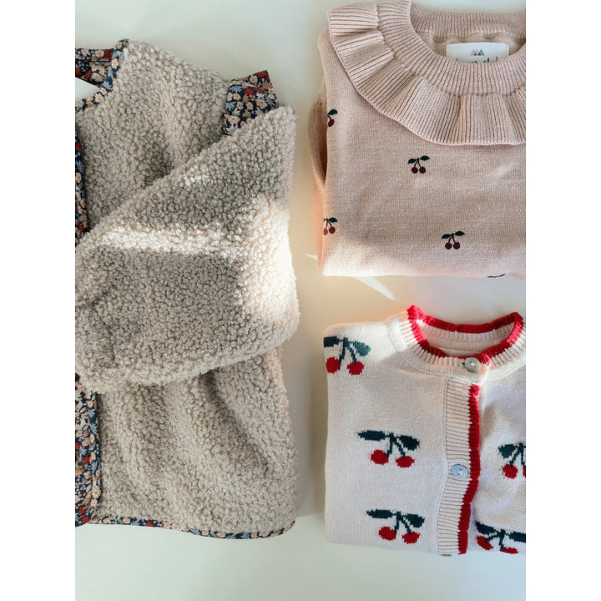 Cherrily Knit Cardigan Konges Sløjd - enjoykidsus