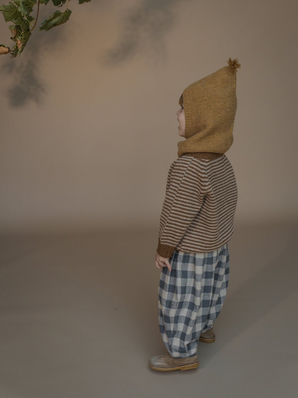 Organic Zoo Fog Blue Gingham Lodge Pants image 6