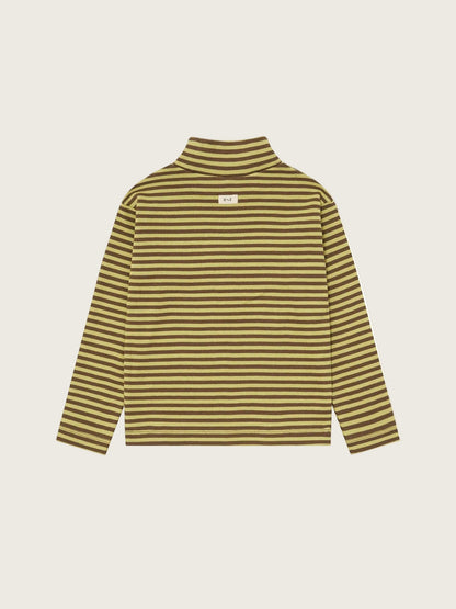 Organic Zoo Chicory Stripes Turtle Neck Top image 6