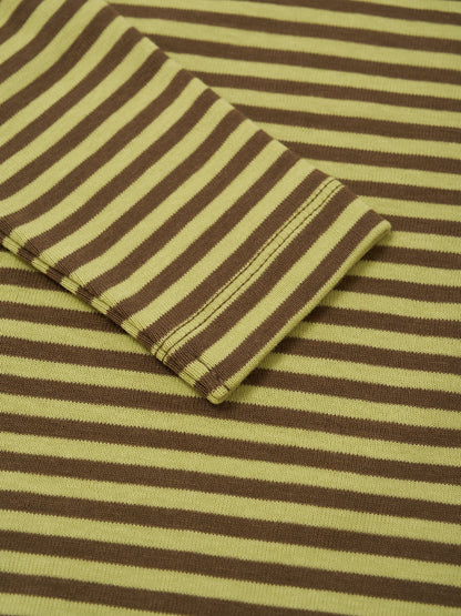 Organic Zoo Chicory Stripes Turtle Neck Top image 4