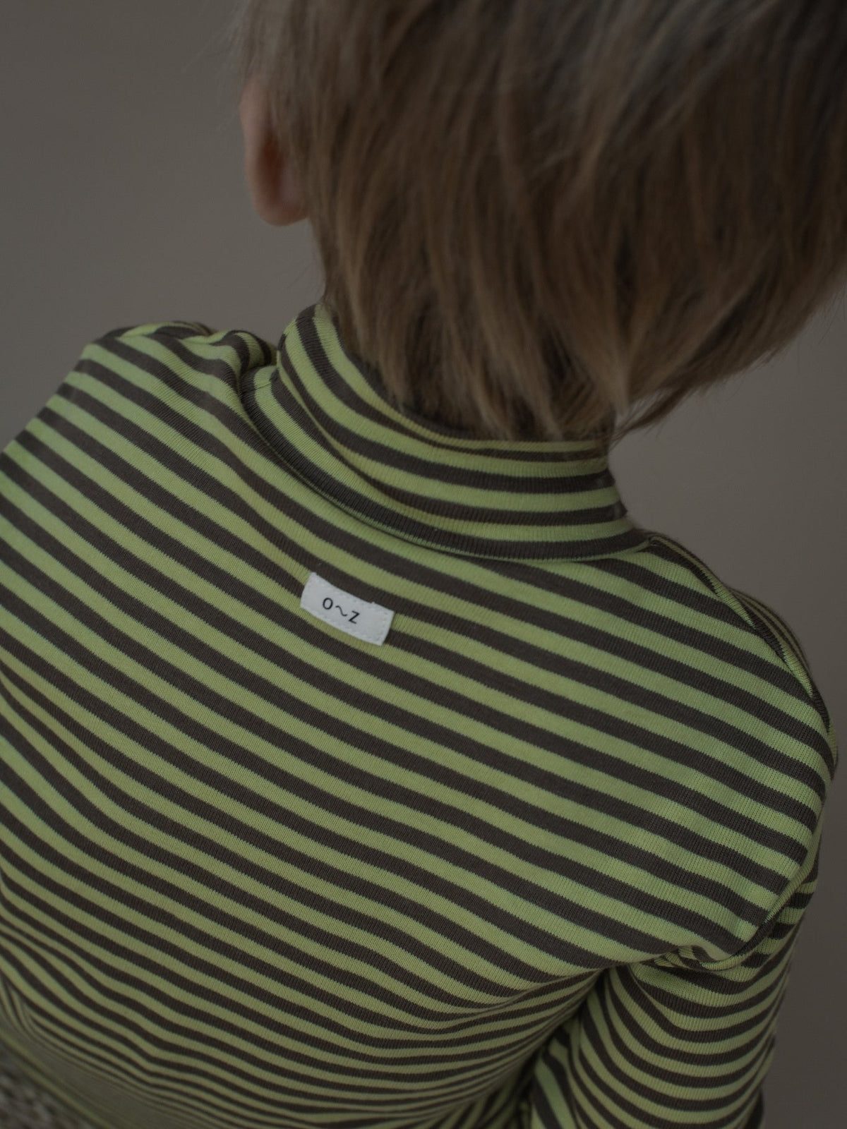 Organic Zoo Chicory Stripes Turtle Neck Top image 3