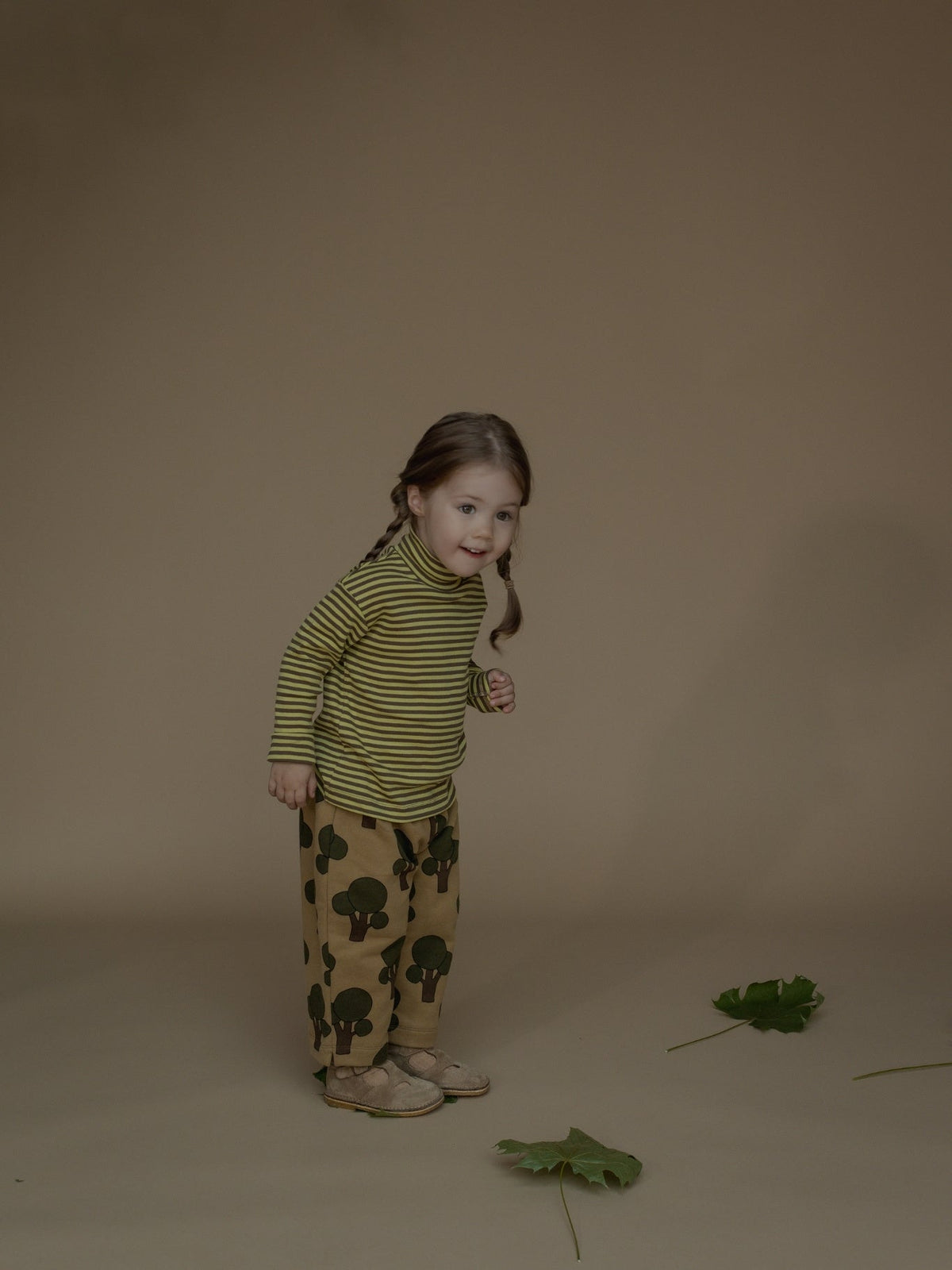 Organic Zoo Chicory Stripes Turtle Neck Top image 5
