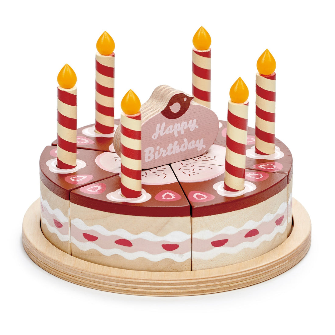 Chocolate Birthday Cake Tender Leaf Toys