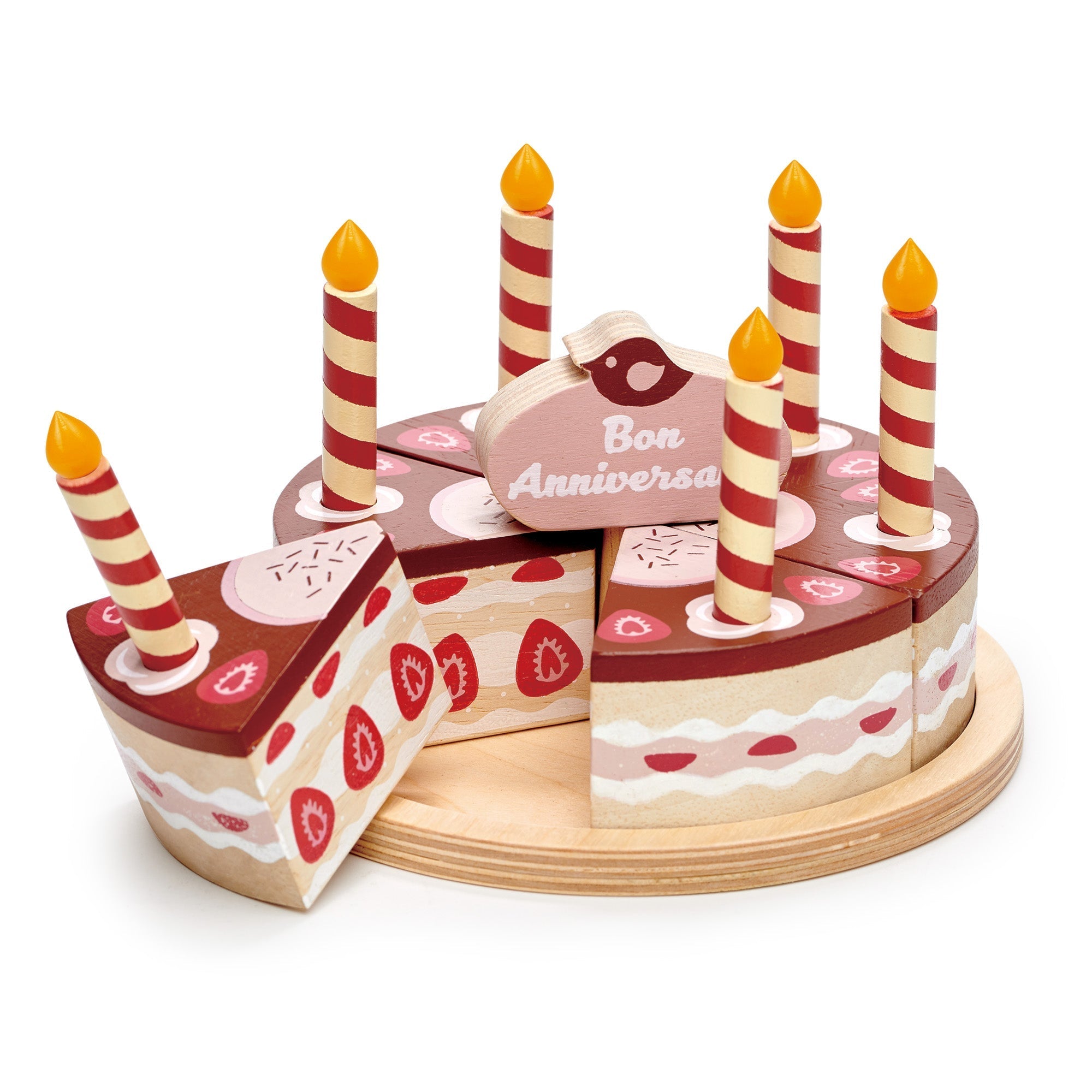 Chocolate Birthday Cake Tender Leaf Toys