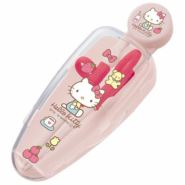 Chopsticks with Case Hello Kitty Skater Skater - enjoykidsus