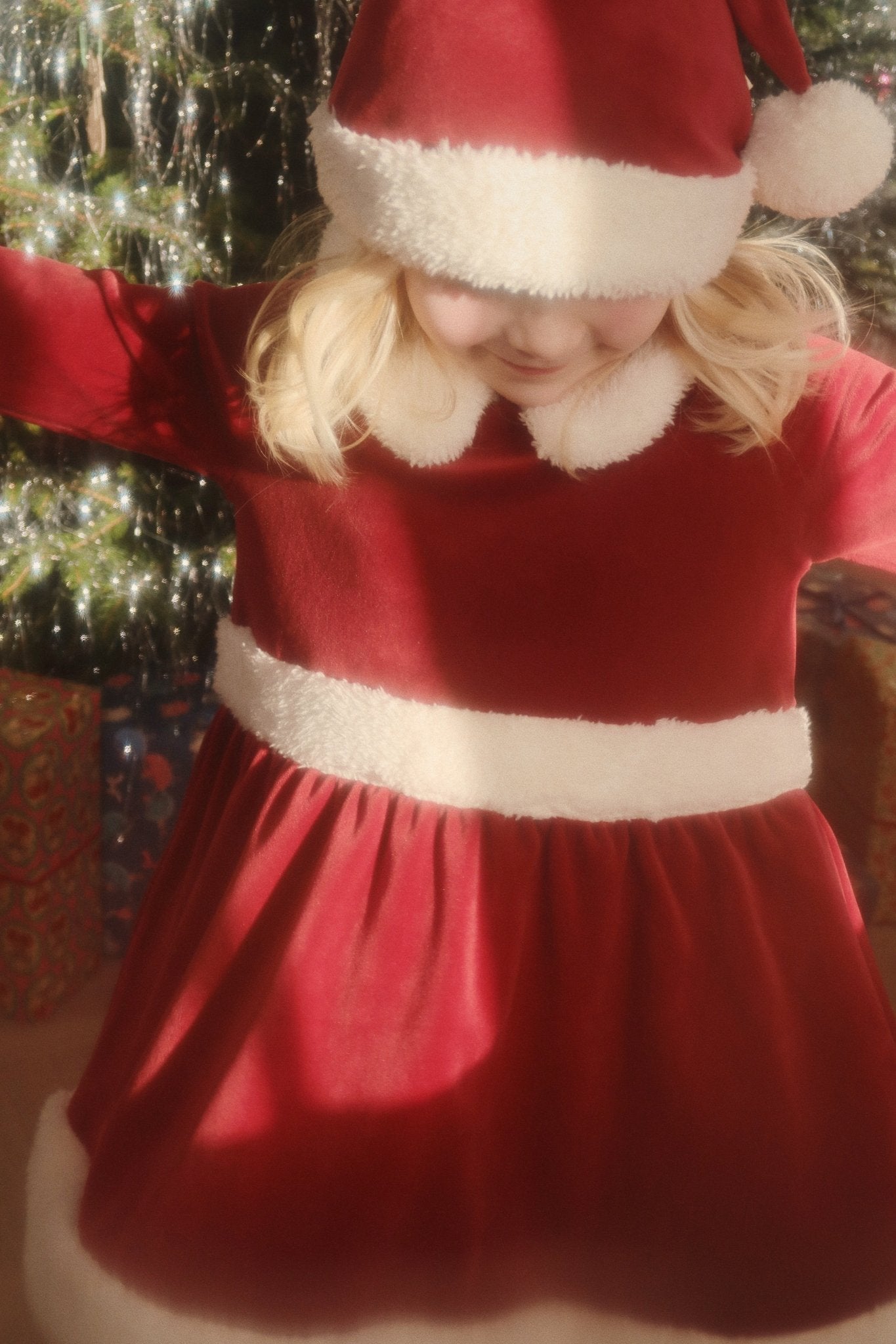 Konges Sljd - Christmas Dress - Jolly Red 18-24 Months / Red Konges Sljd - Christmas Dress - Jolly Red 18-24 Months / Red