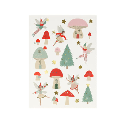 Christmas Fairy Sticker Sheets (x 10 sheets) Meri Meri - enjoykidsus