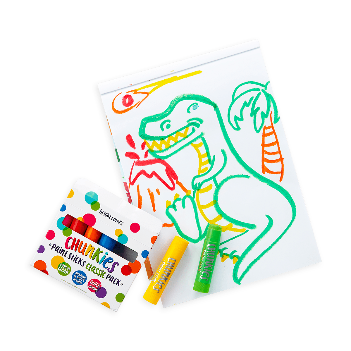 Chunkies Paint Sticks - Classic Pack - Set of 6 OOLY