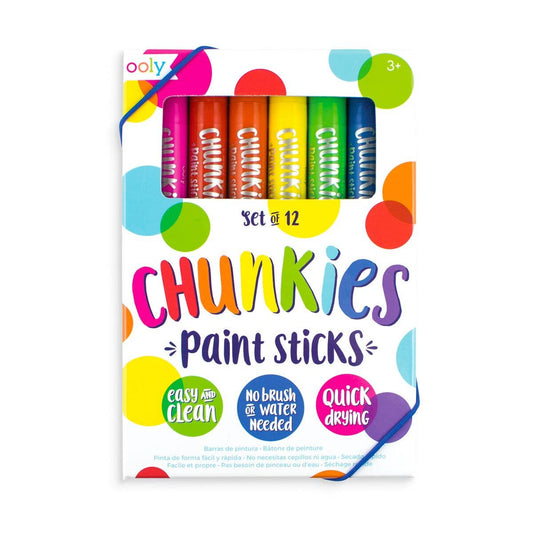 Chunkies Paint Sticks Original Pack - Set of 12 OOLY - enjoykidsus