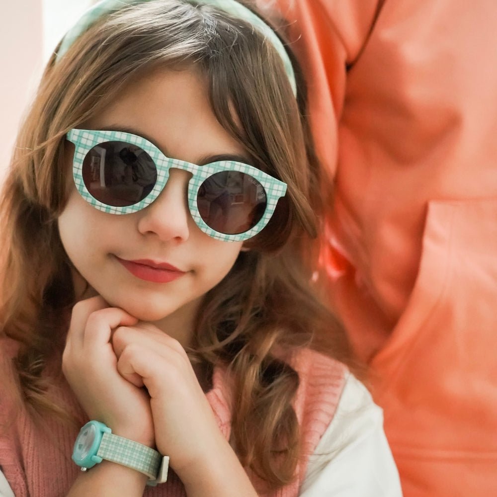 CLASSIC: BENDABLE &amp; POLARIZED SUNGLASSES | FERN PLAID Grech &amp; Co