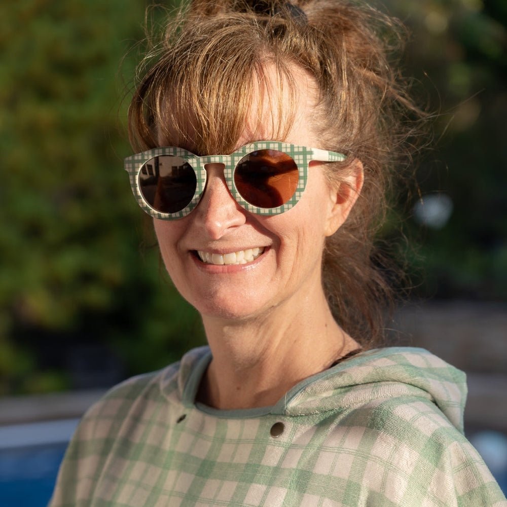 CLASSIC: BENDABLE &amp; POLARIZED SUNGLASSES | FERN PLAID Grech &amp; Co