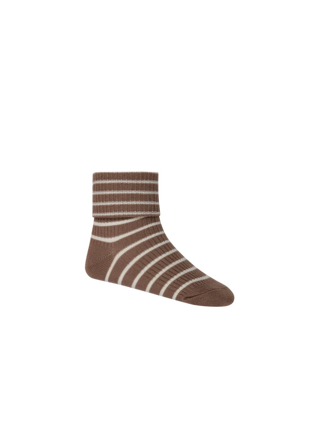 Classic Rib Sock - Hazelnut Stripe Jamie Kay - enjoykidsus