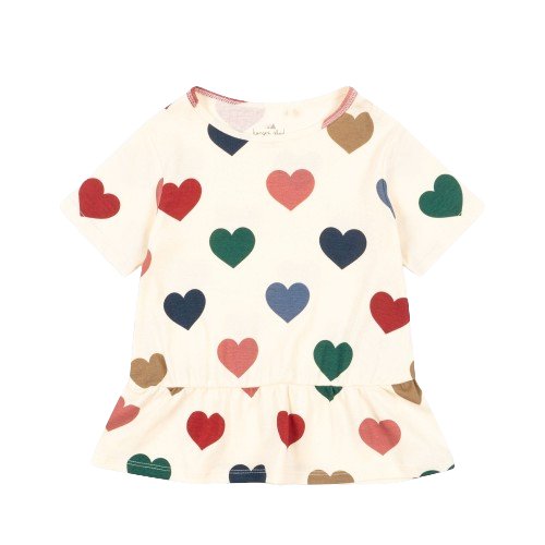 Classic tee - bon coeur coloré Konges Sløjd - enjoykidsus