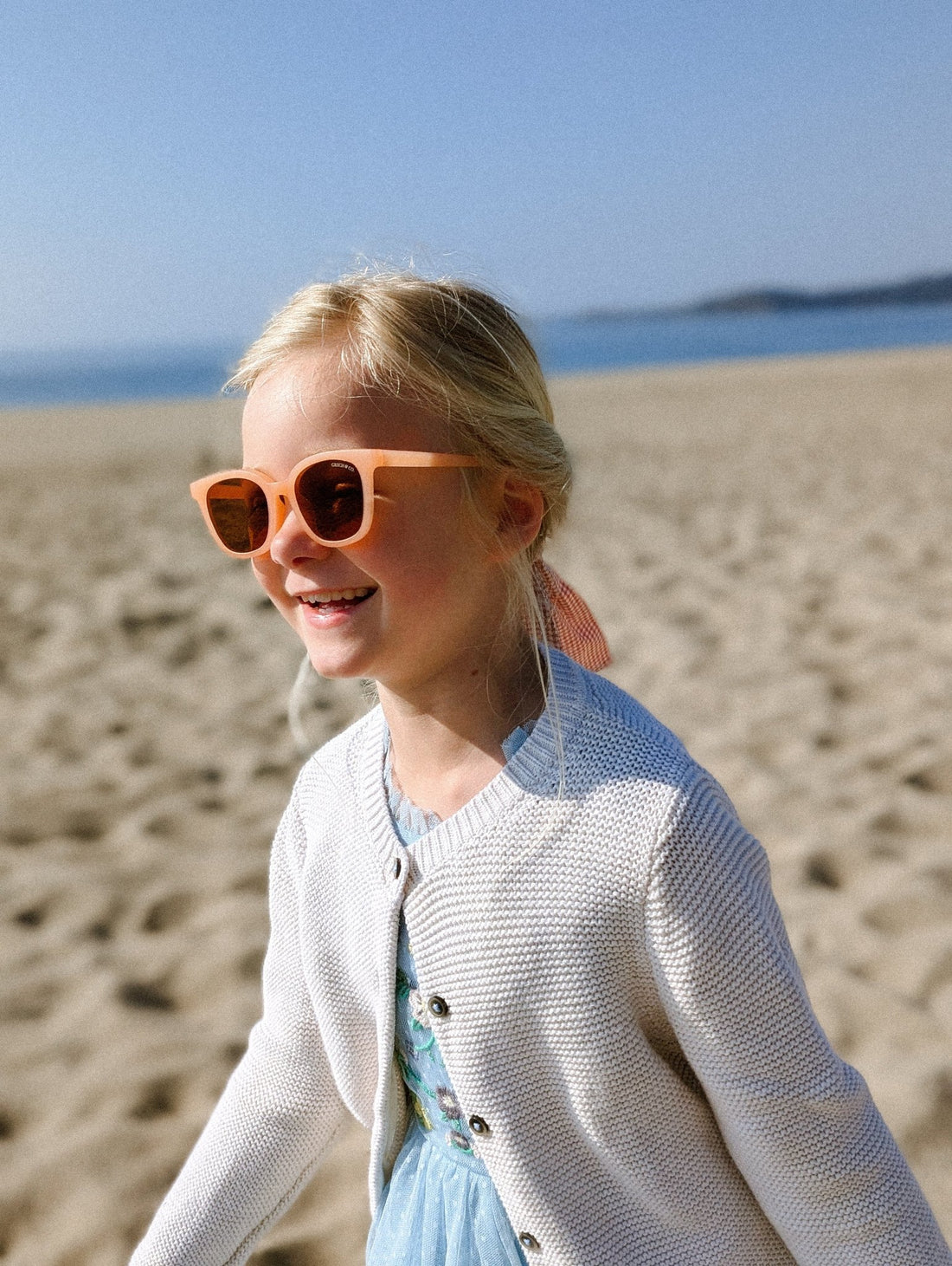 Classic Wayfarer Sustainable Sunglasses | Bio - Based · Bendable · Polarized | Child | 3 - 8 Y | Sunset GRECH &amp; CO.