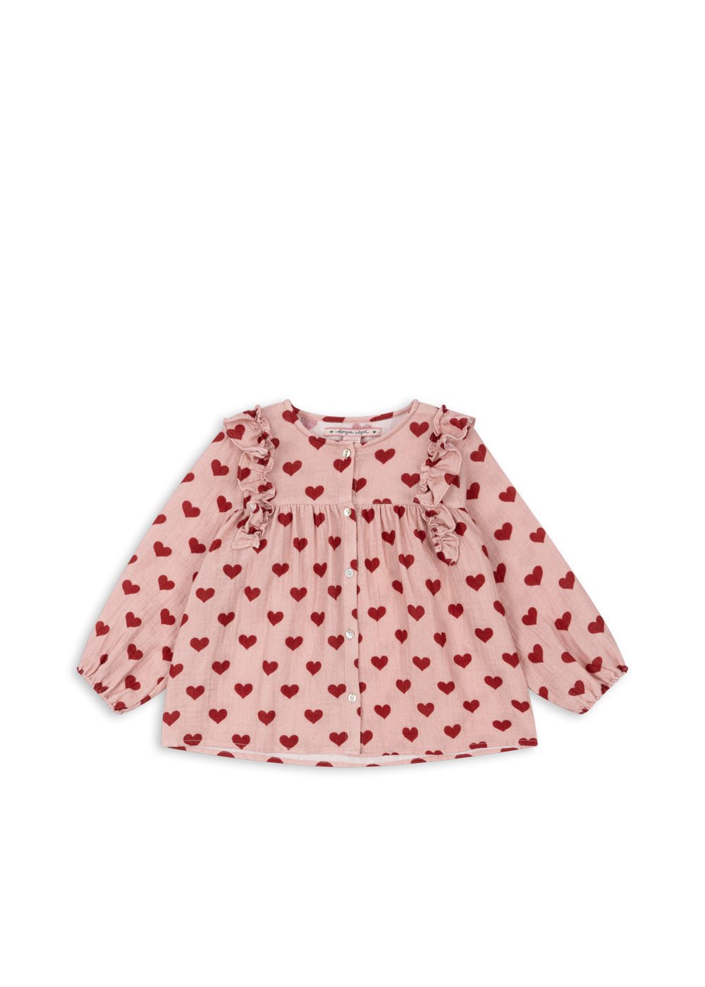 Konges Sløjd COCO FRILL SHIRT GOTS - AMOUR MELLOW Konges Sløjd