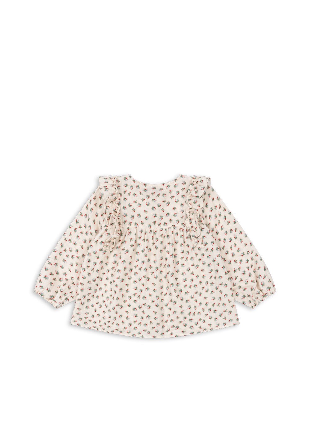 COCO FRILL SHIRT GOTS - FLEUR TRICOLORE Konges Sløjd - enjoykidsus