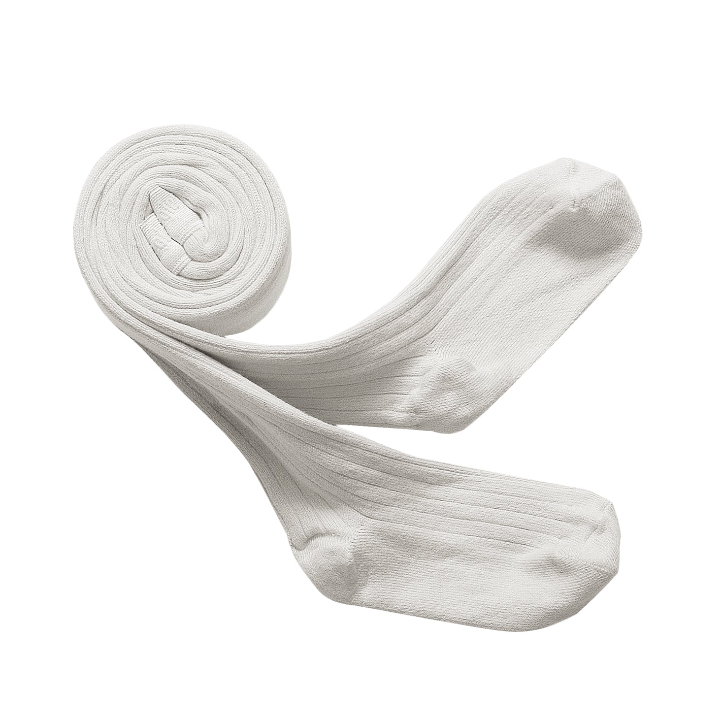 Collegien Louise - Ribbed Tights - Blanc Neige Collégien