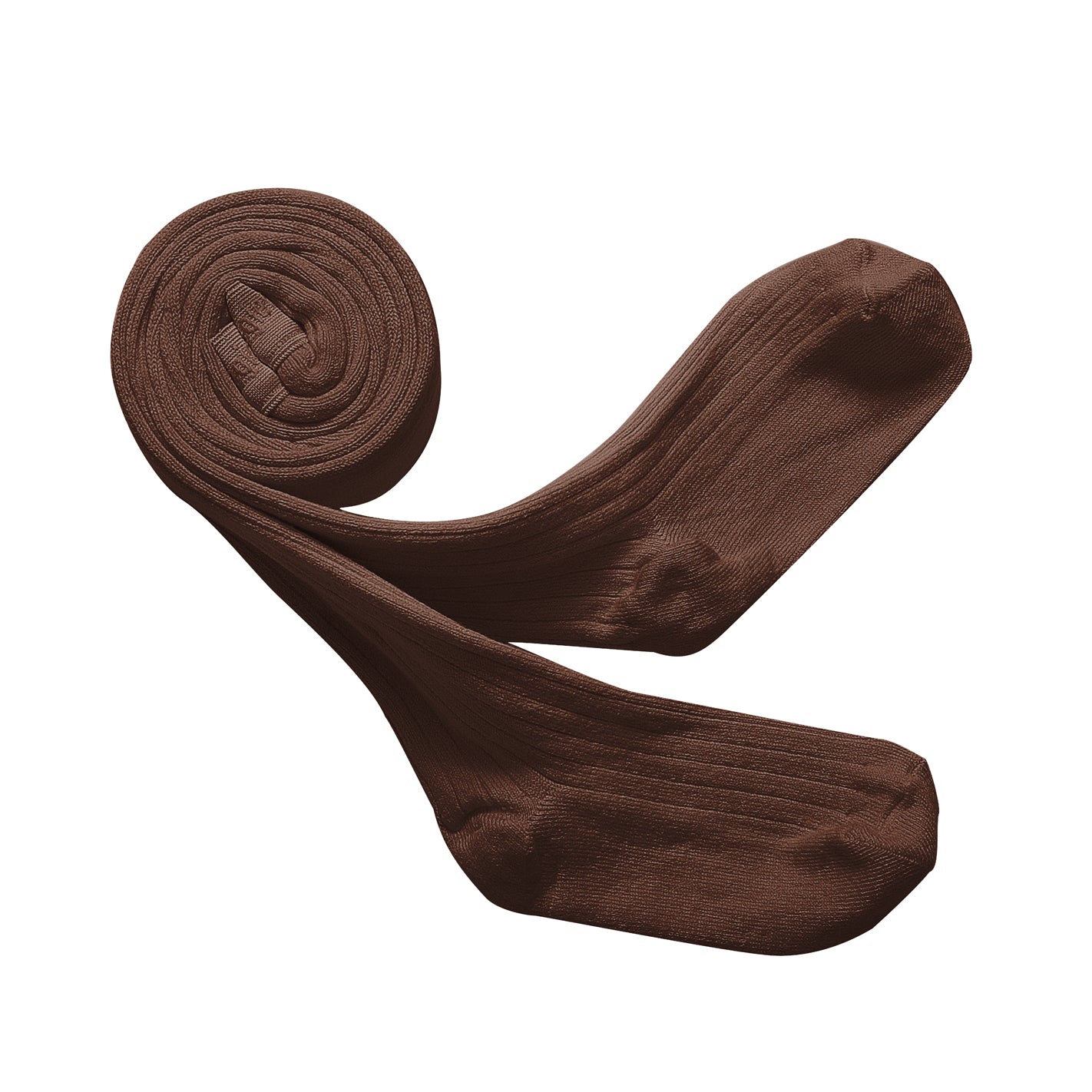 Collegien Louise - Ribbed Tights - Chocolat au lait Collégien