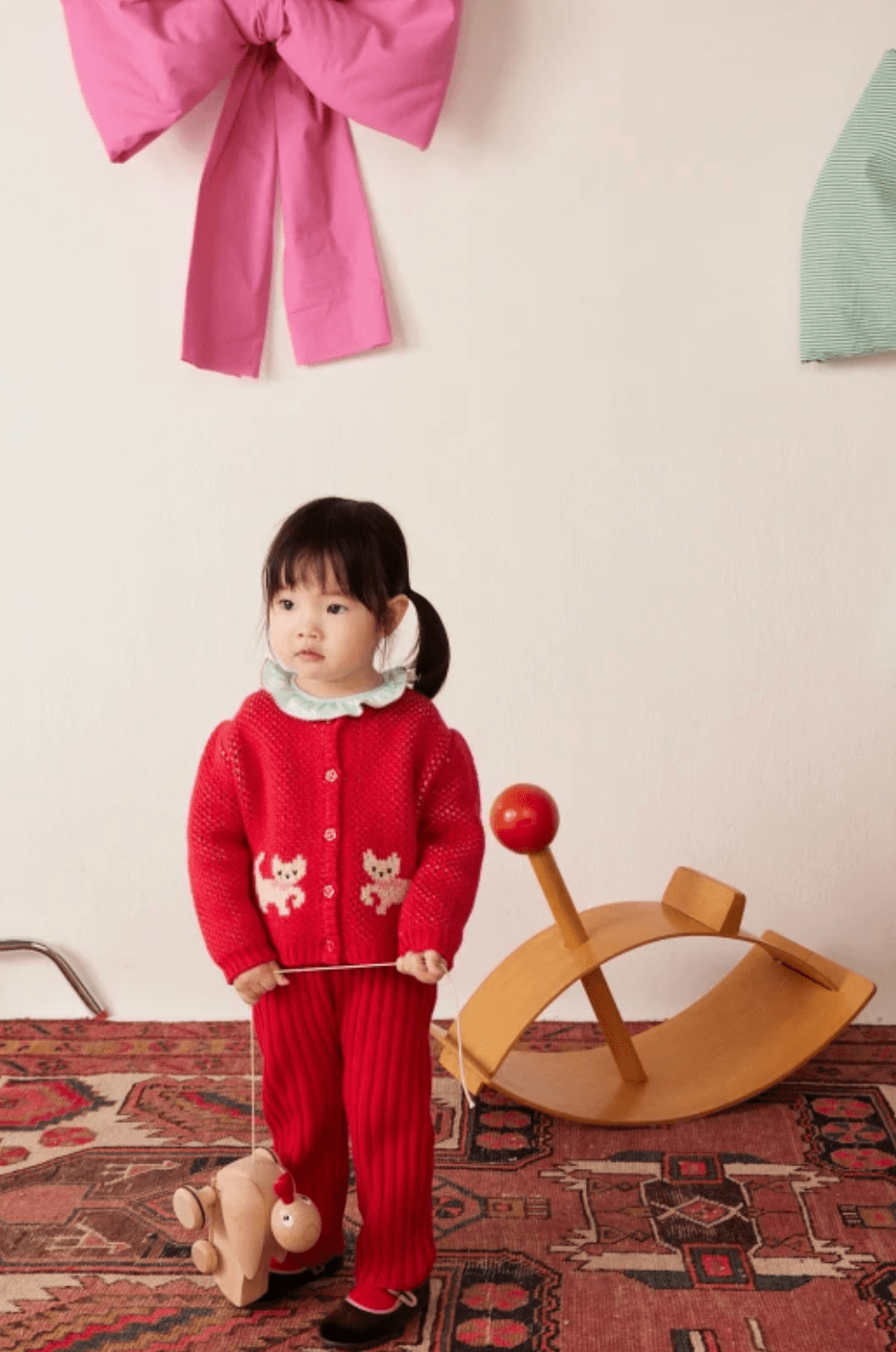 Coming Soon | Hello Simone Baby Jeannette Cardigan - Kitty Cherry Hello Simone