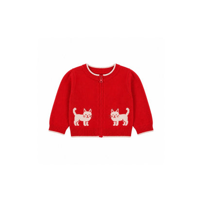 Hello Simone Grizzly Cardigan - Kitty Cherry