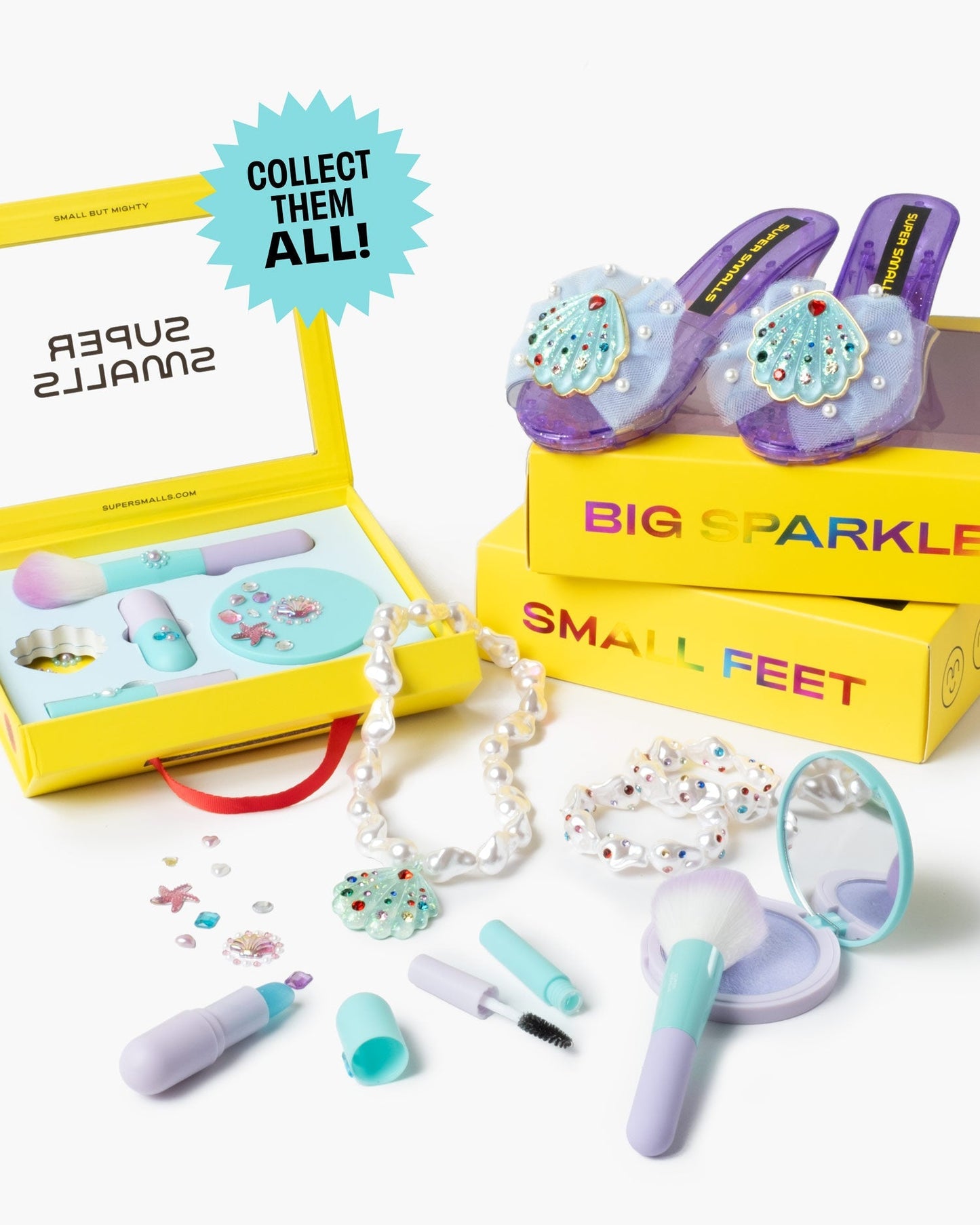 Coming Soon - Mermaid Makeup Play Kit Super Smalls - enjoykidsus