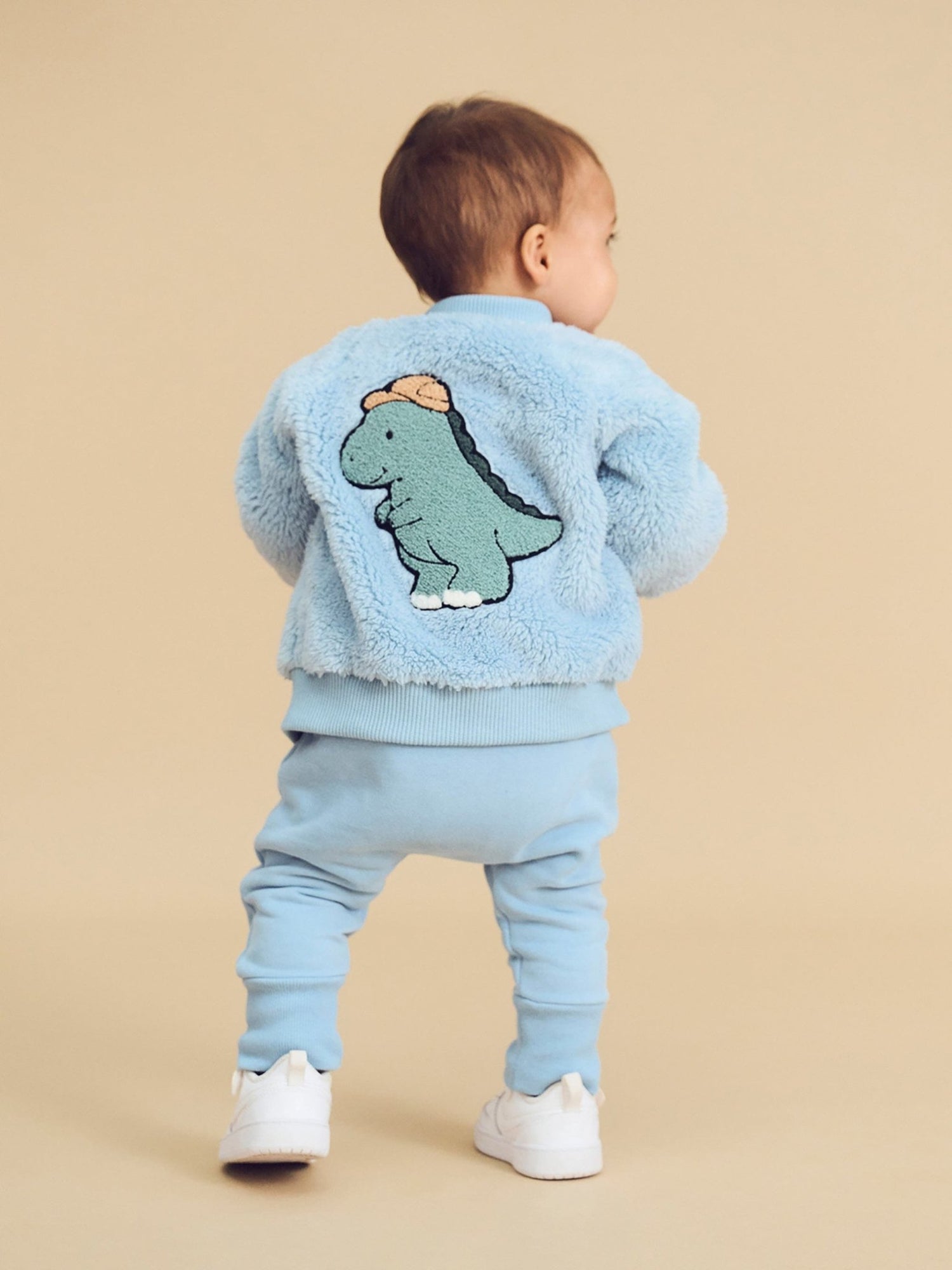 Huxbaby CONSTRUCTION DINO DROP CROTCH PANT Huxbaby