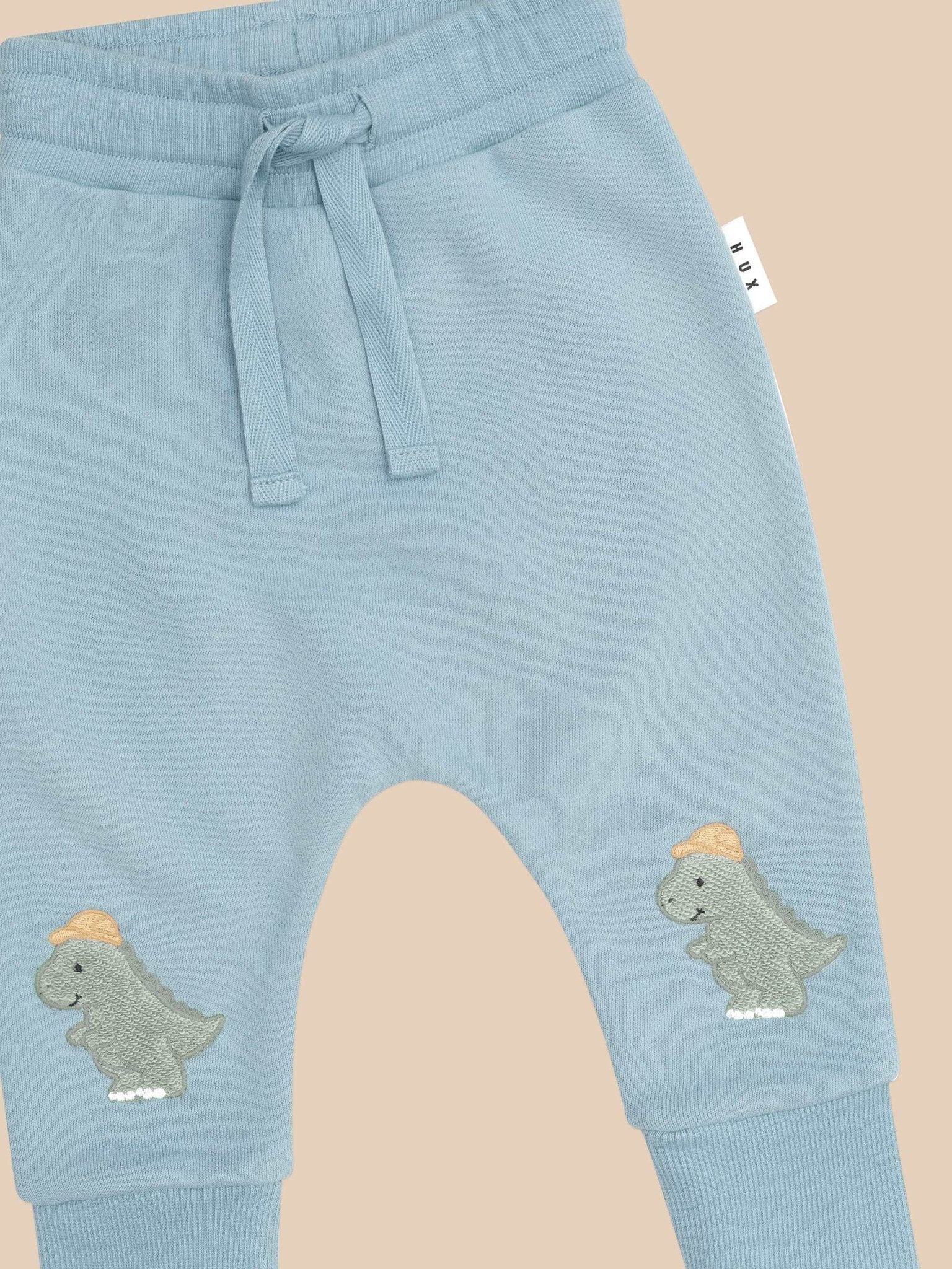 CONSTRUCTION DINO DROP CROTCH PANT Huxbaby - enjoykidsus