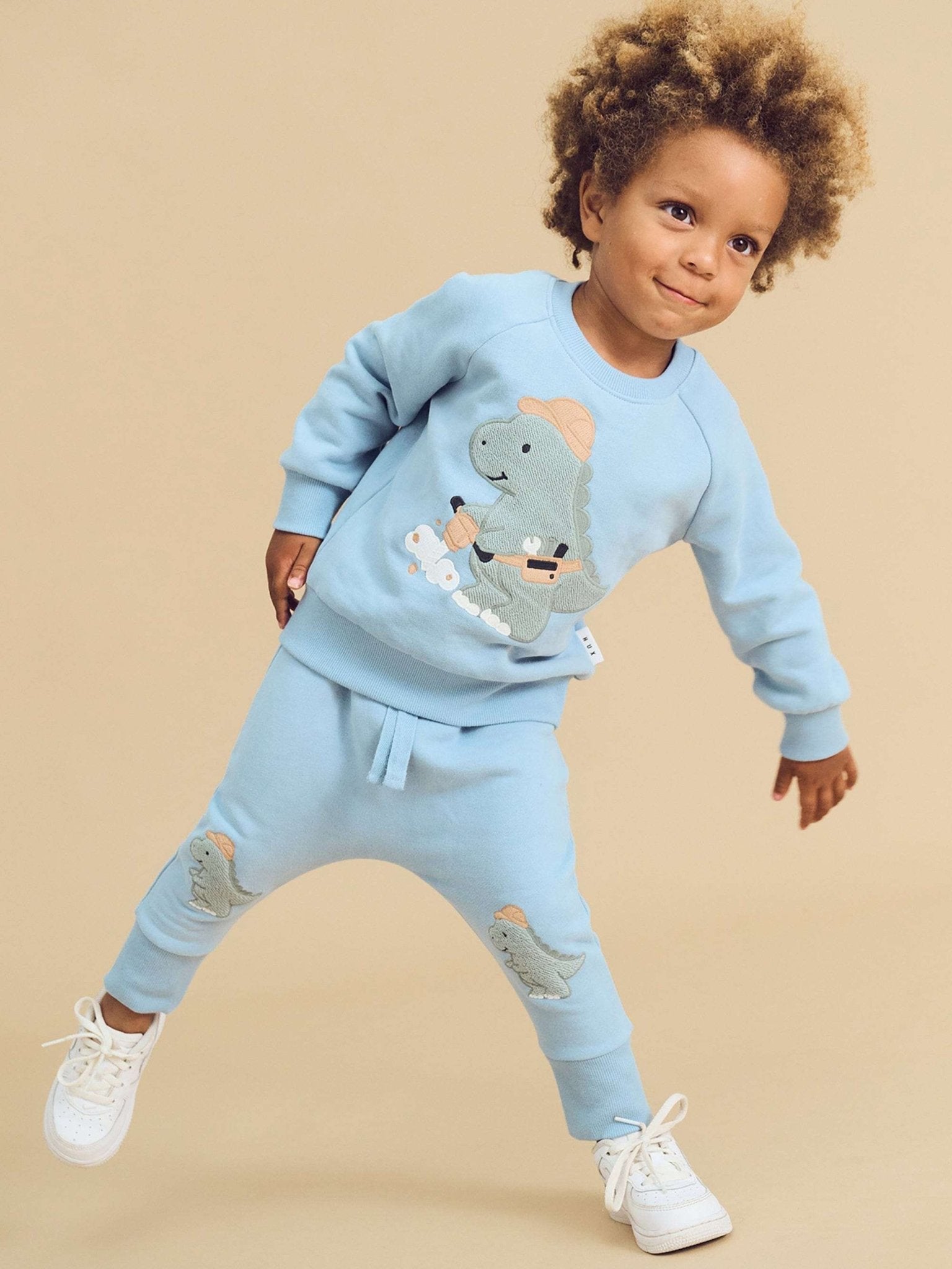 CONSTRUCTION DINO SWEATSHIRT Huxbaby - enjoykidsus